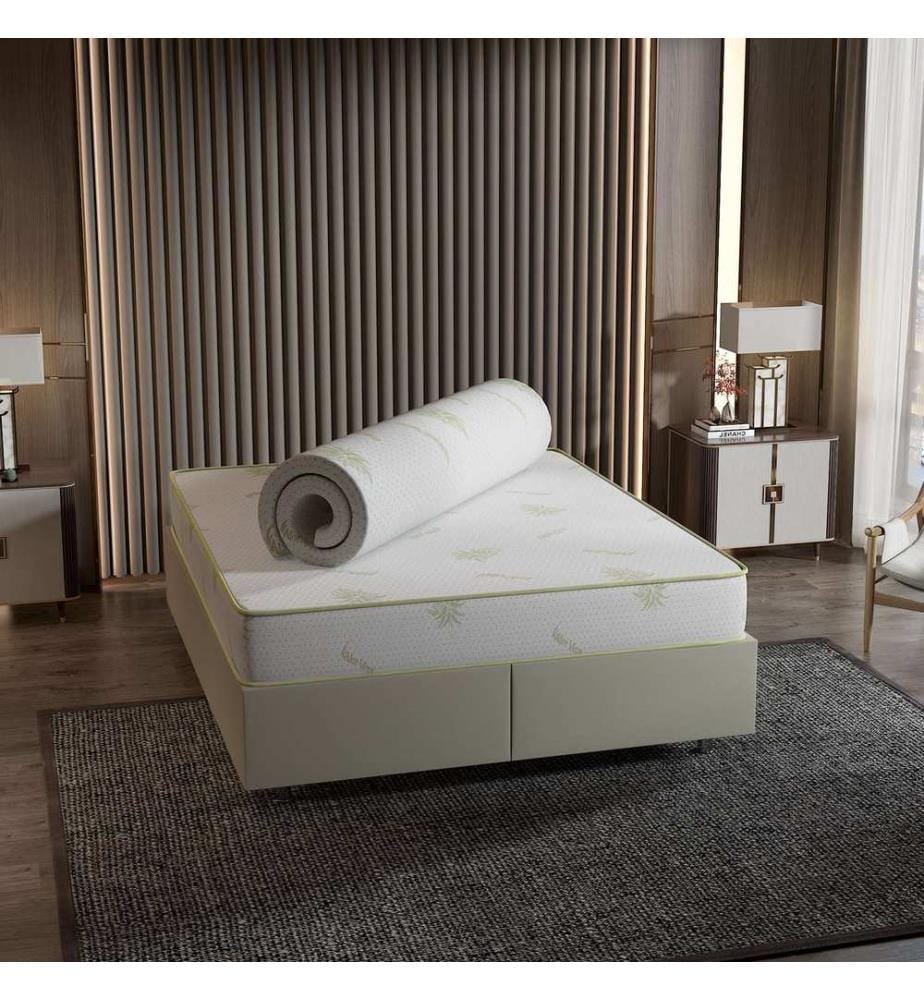 Matelas, blanc, 100% SPONGE