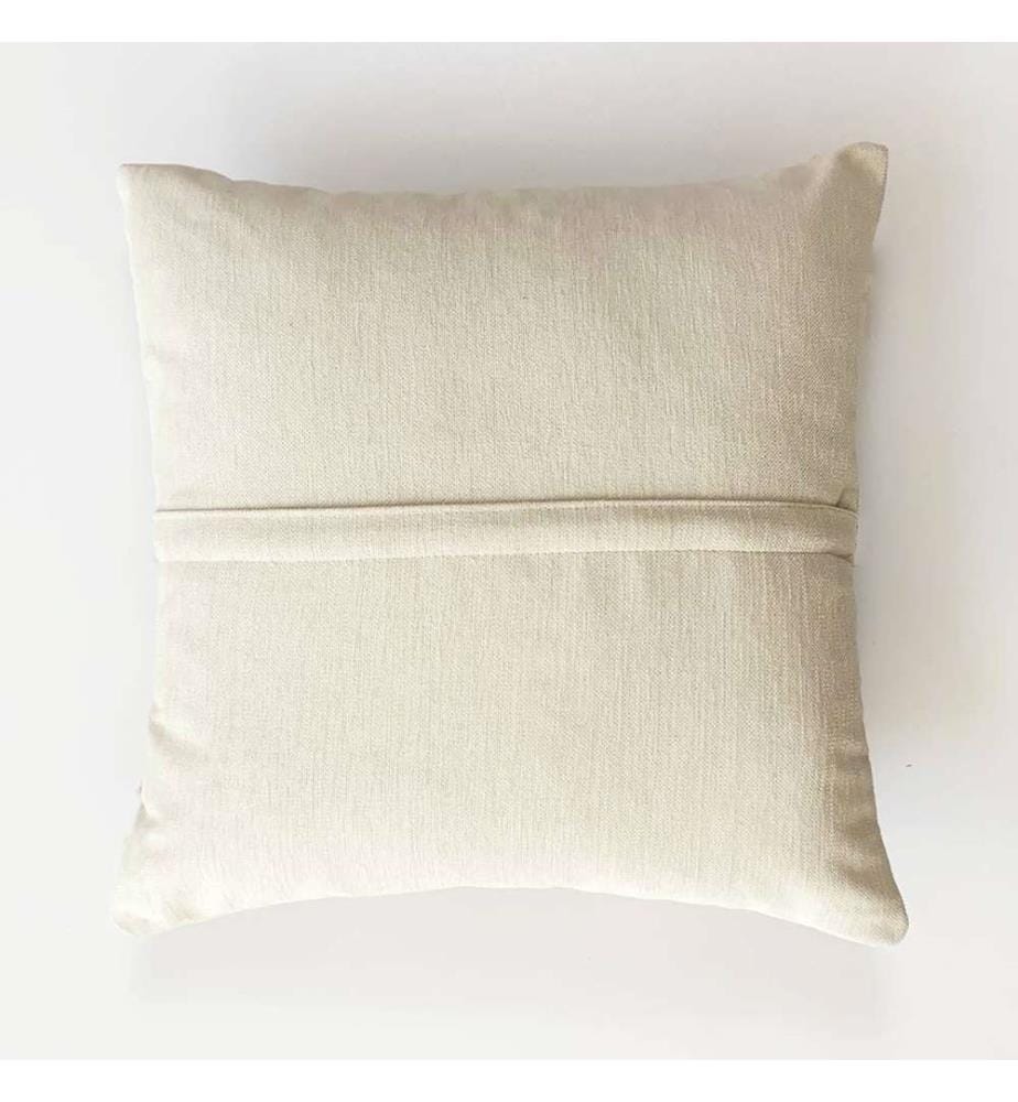 Cuscino, Blu marino, Grigio, Tessuto: 20% Lino - 80% Pes, Filato: 50% Lana - 50% Cotone