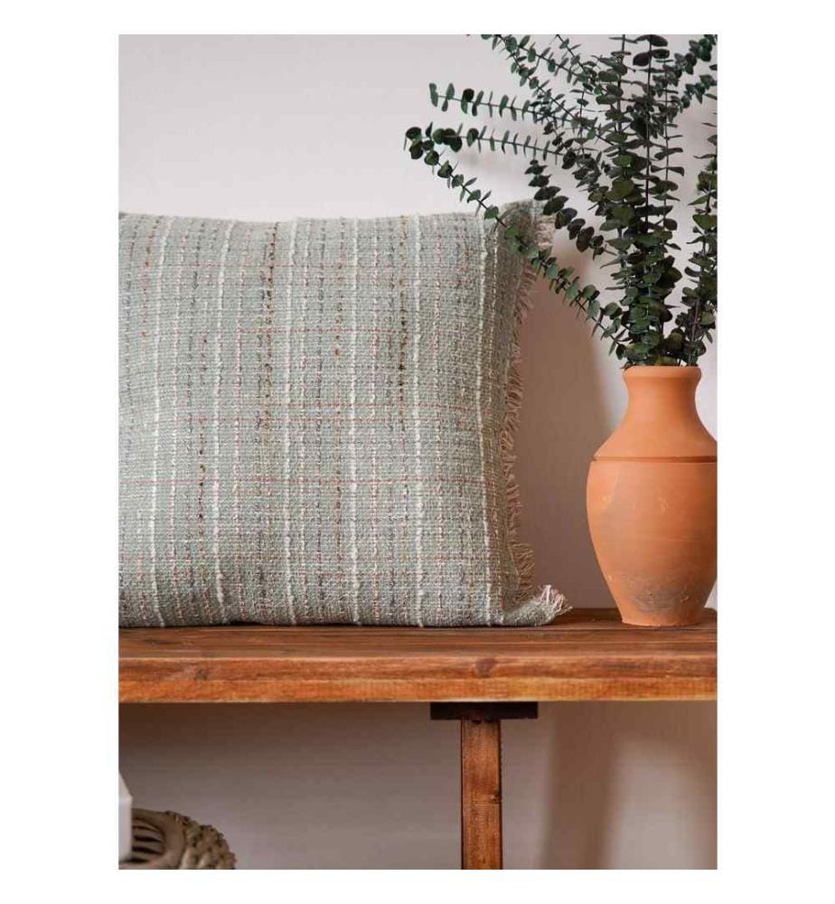 Cuscino, Verde, Tessuto 100% cotone