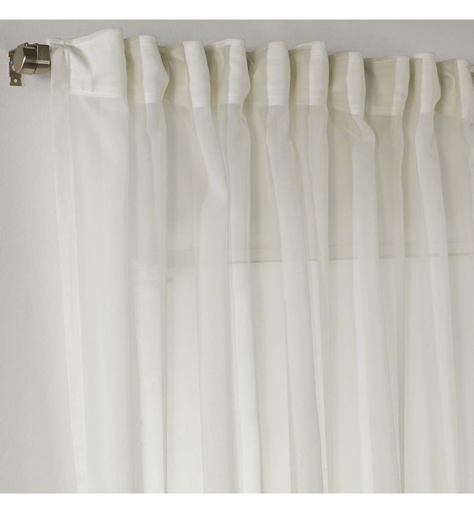 Tenda velata, crema, 100% poliestere, crepe chiffen di finta seta