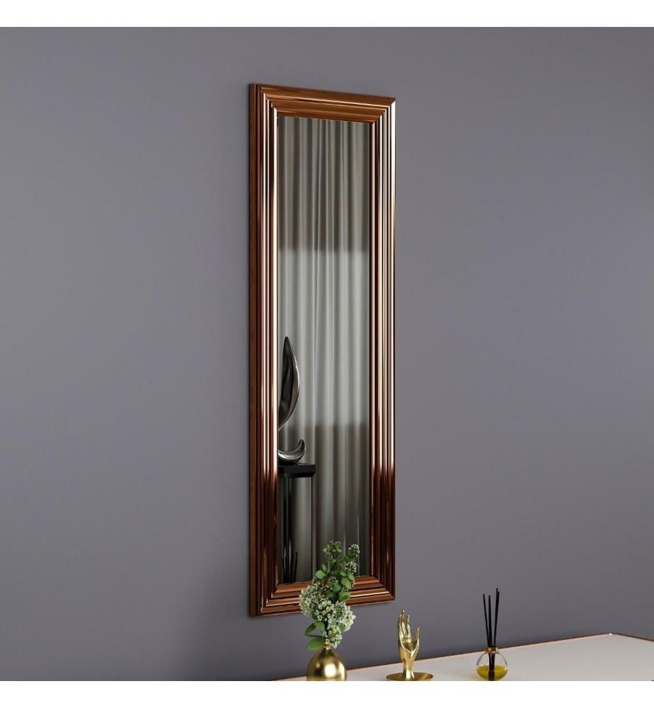 Specchio, Bronzo, MDF, Specchio per cassettiera con cornice in bronzo