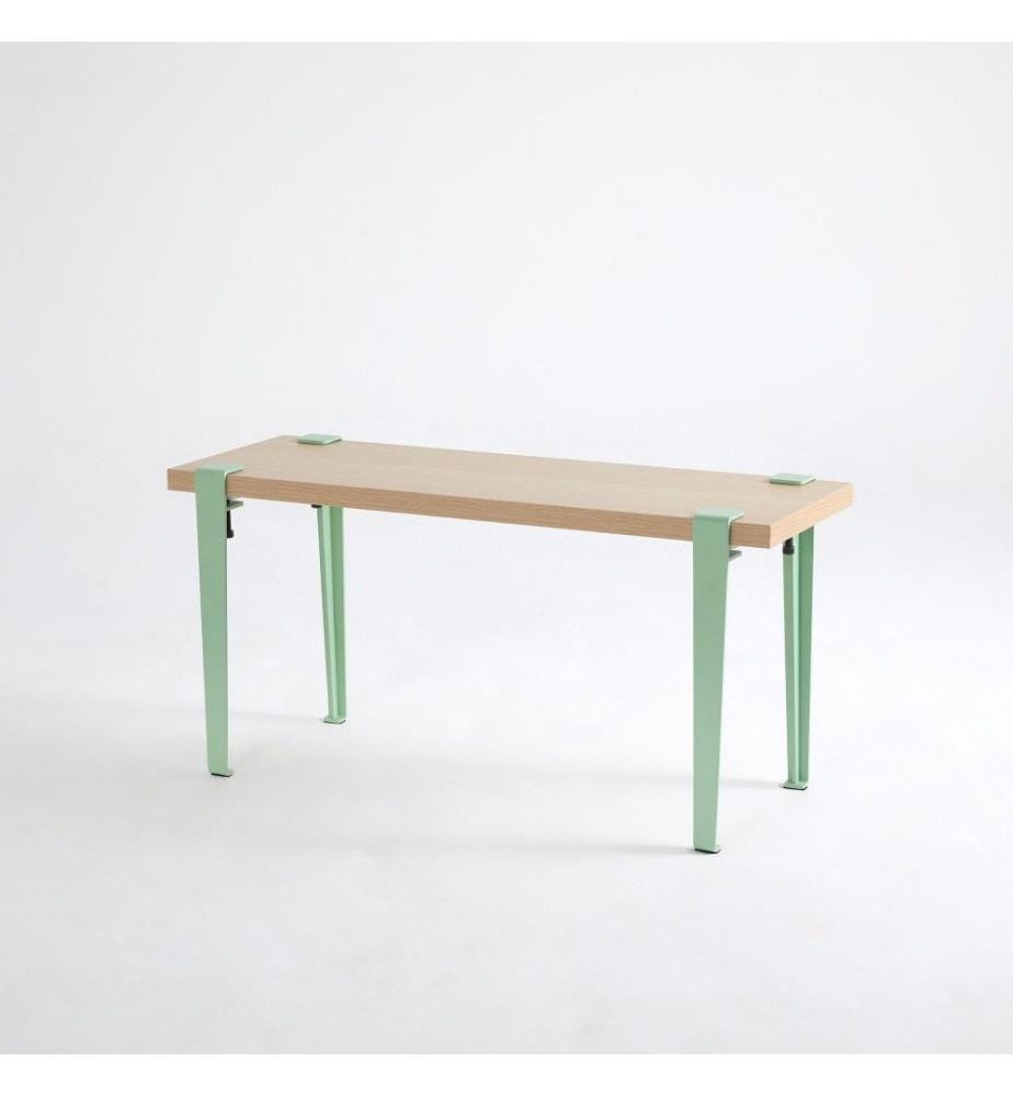 Banc, bois vert menthe, panneau de particules mélaminé