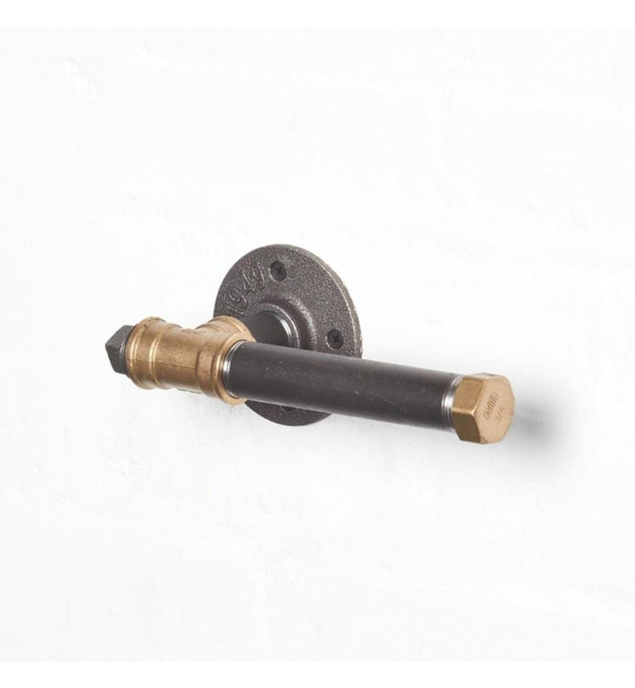 Gancio per tubi, oro nero, metallo, portata 15 kg