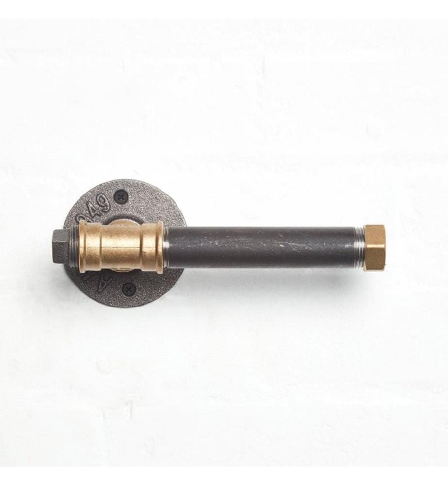 Gancio per tubi, oro nero, metallo, portata 15 kg