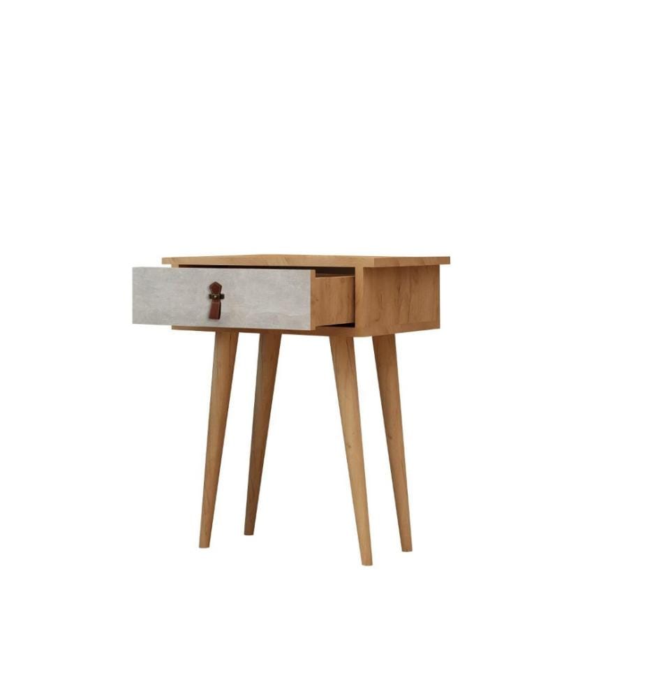 Sideboard, Eiche Weiss, Melaminbeschichtete Spanplatte