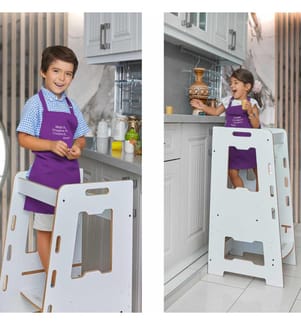 Bildungsturm, 100 % MDF, Weiss