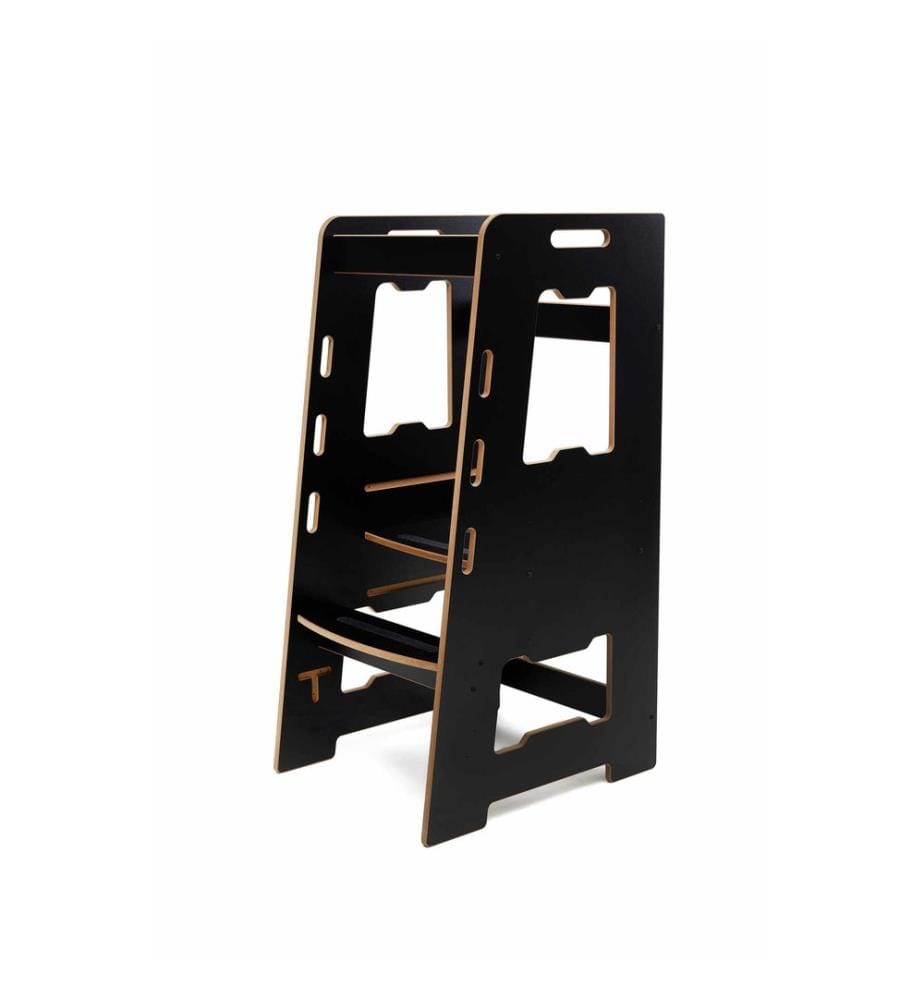 Bildungsturm, 100 % MDF, Schwarz