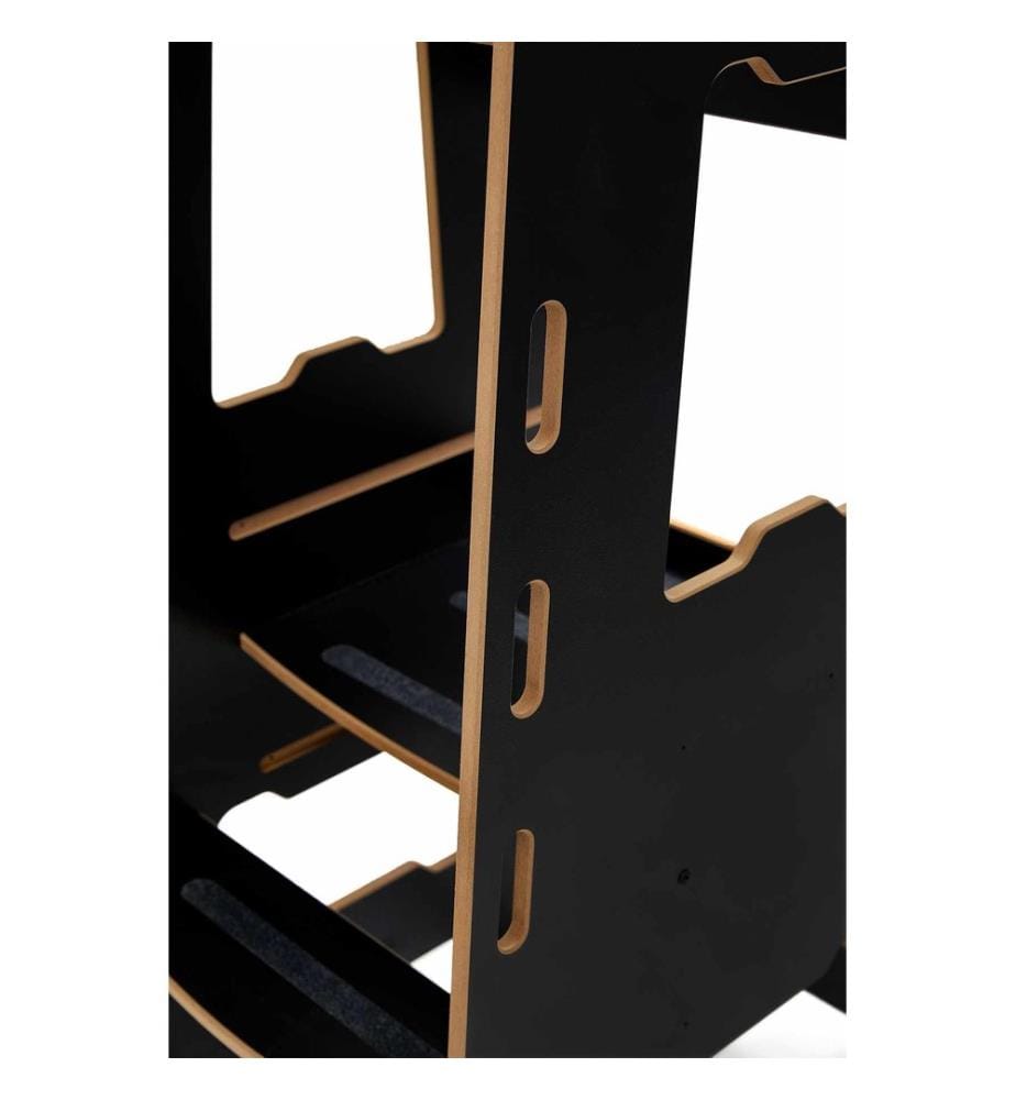 Bildungsturm, 100 % MDF, Schwarz