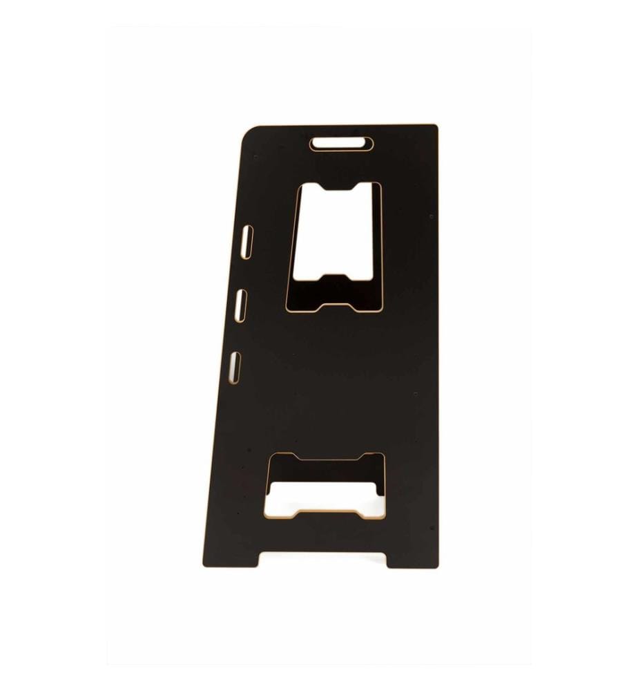 Lernturm, 100 % MDF, Schwarz, Natur