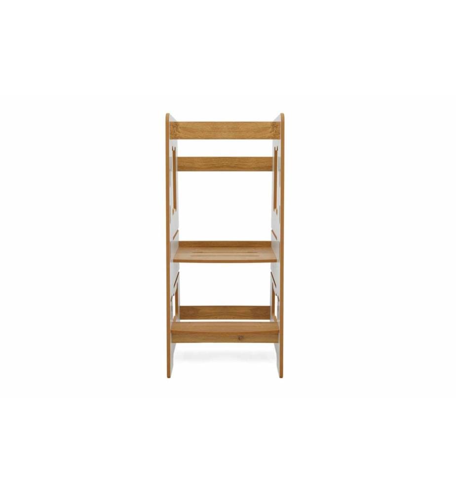 Bildungsturm, 100 % MDF, Weiss, Natur