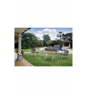 Gartenlounge-Set, 100 % Metall, Braun