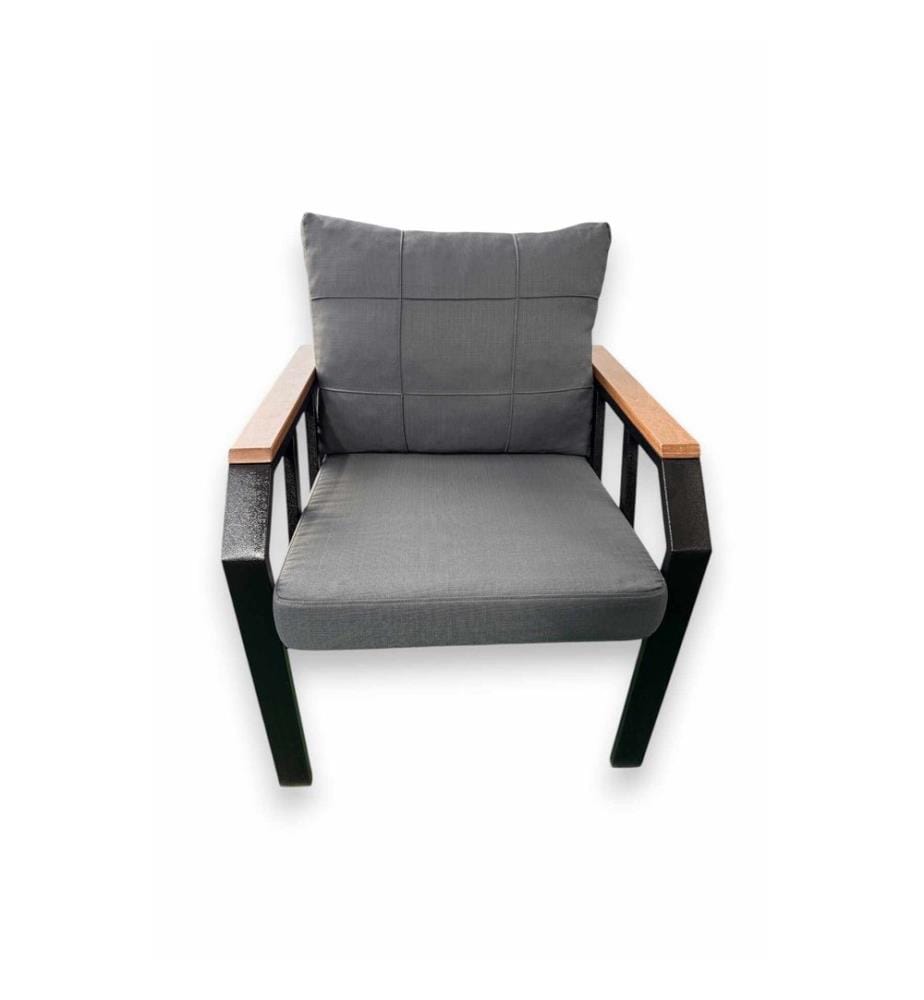 Gartenlounge-Set, 100 % Metall, Dunkelblau