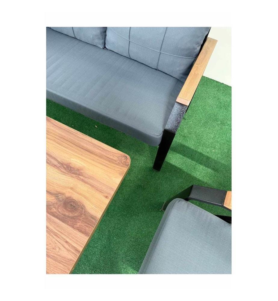 Gartenlounge-Set, 100 % Metall, Dunkelblau