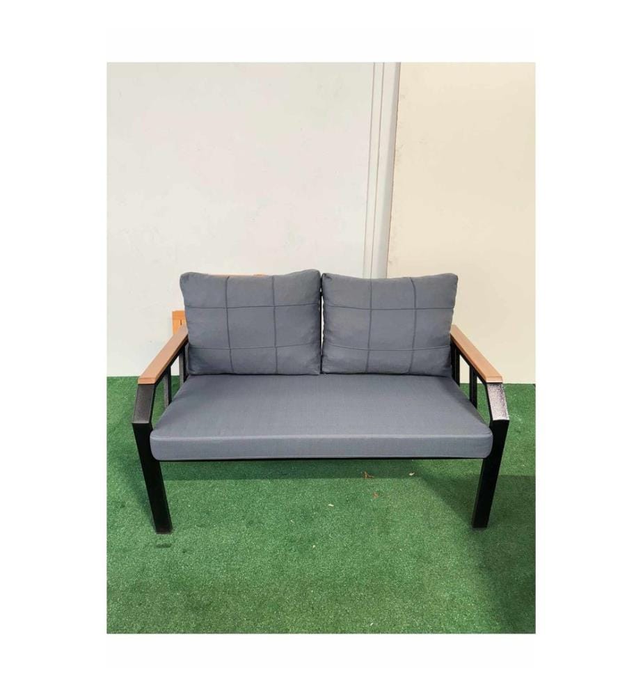 Gartenlounge-Set, 100 % Metall, Dunkelblau