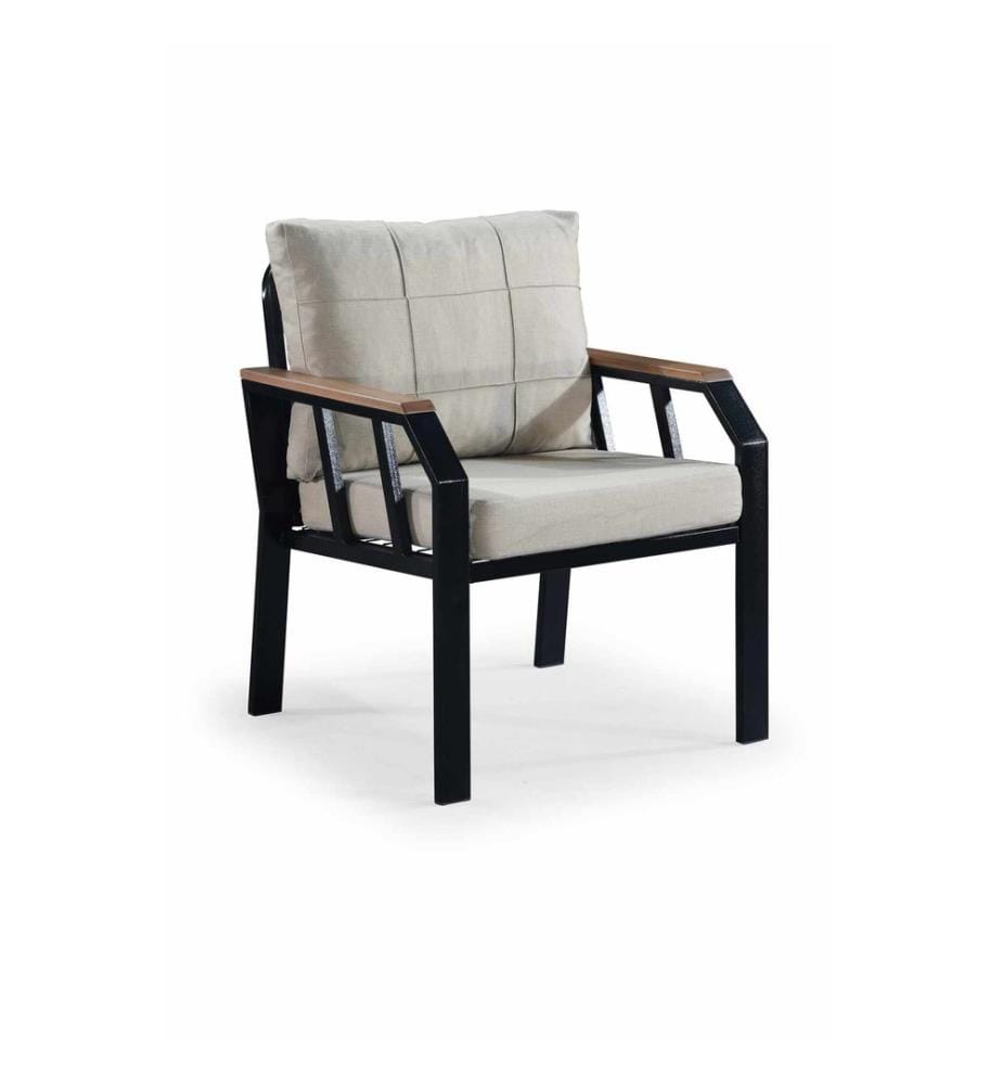 Gartenlounge-Set, 100 % Metall, Nerz