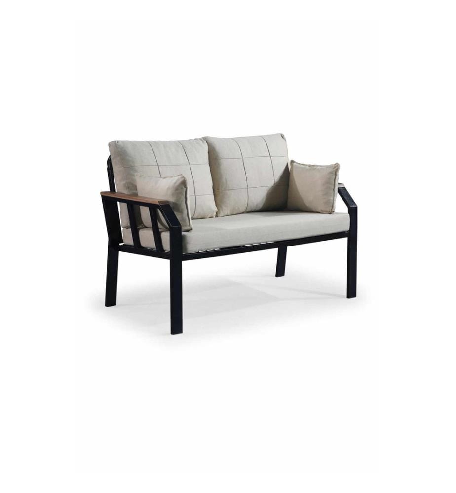 Gartenlounge-Set, 100 % Metall, Nerz