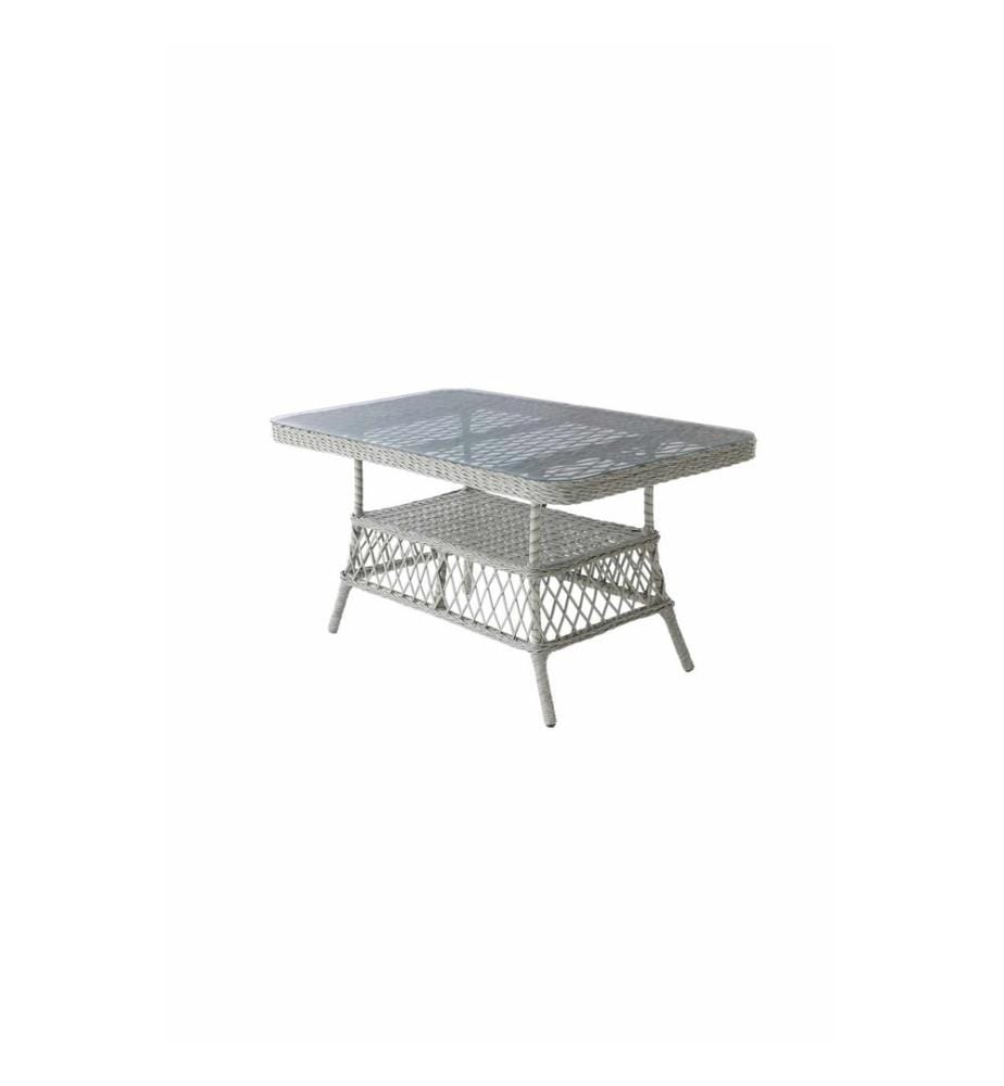 Gartenlounge-Set, 100 % Aluminium, Hellgrau