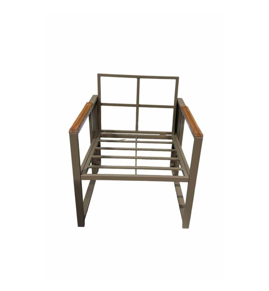 Gartenlounge-Set, 100 % Metall, Grau