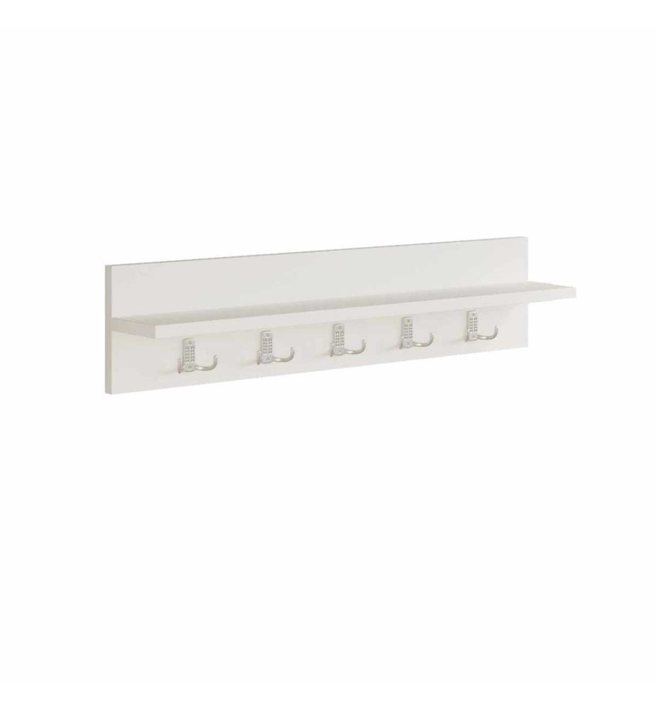 Coat Hanger, 100% MELAMINE COATED PARTICLE BOARD, White