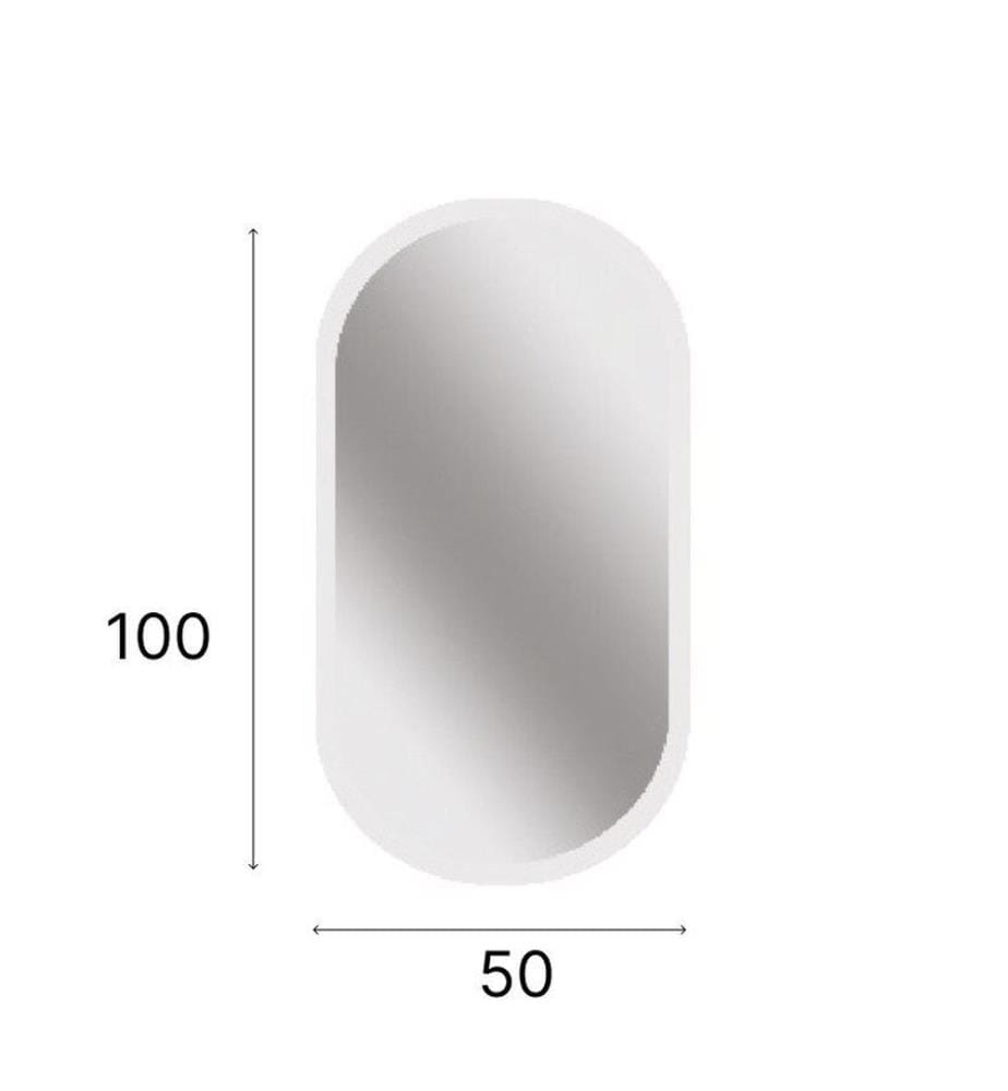 Dekorativer Spiegel, 100 % MDF-Platte, transparent