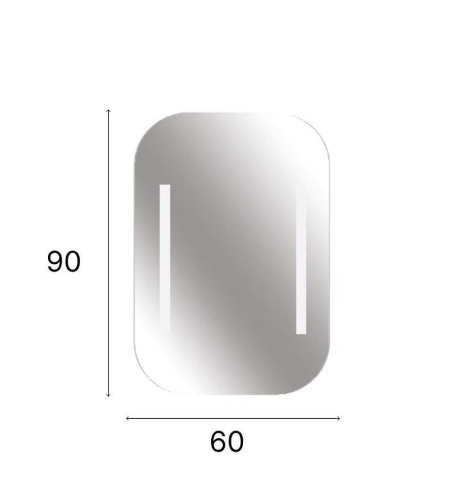 Dekorativer Spiegel, 100 % MDF-Platte, transparent