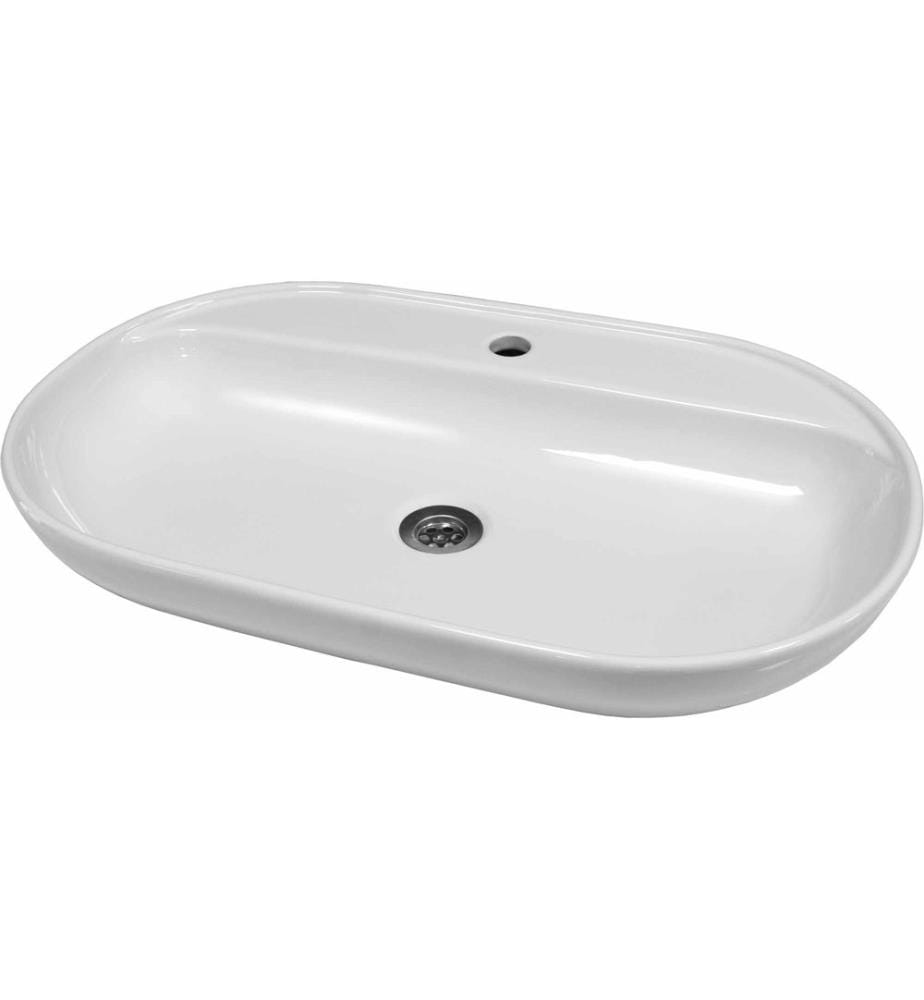 Becken, 100 % Keramik, Weiss