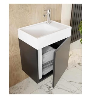 Becken, 100 % Keramik, Weiss