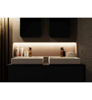 Becken, 100 % Keramik, Weiss