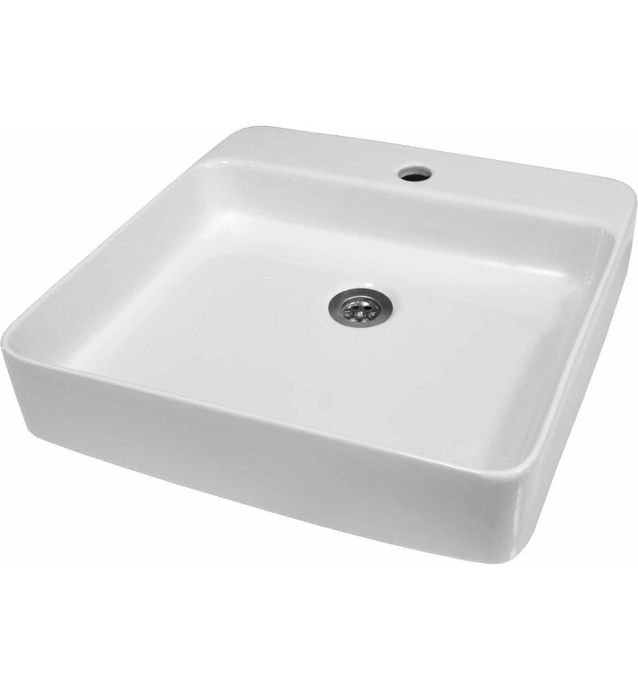 Becken, 100 % Keramik, Weiss