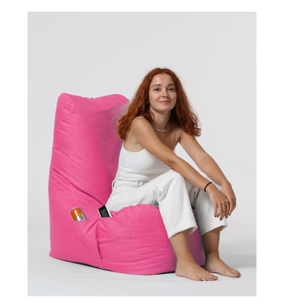 Rosa, Klassische Sitzsäcke, Ige Styropor Mit Hoher Dichte Recycelt