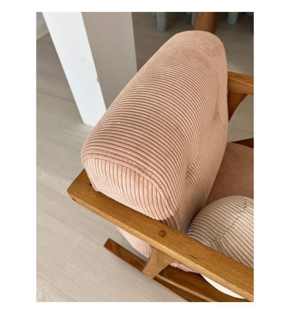 Ohrensessel, Pink, Gestell: 100% Hainbuchenholz, Stoff: 100% Polyester