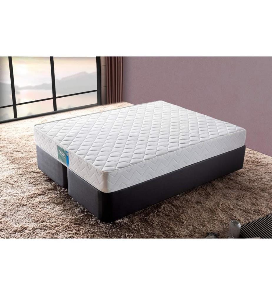 Blanc, Matelas En Mousse Froide, 140X140X200 cm,  Tissu Jacquard