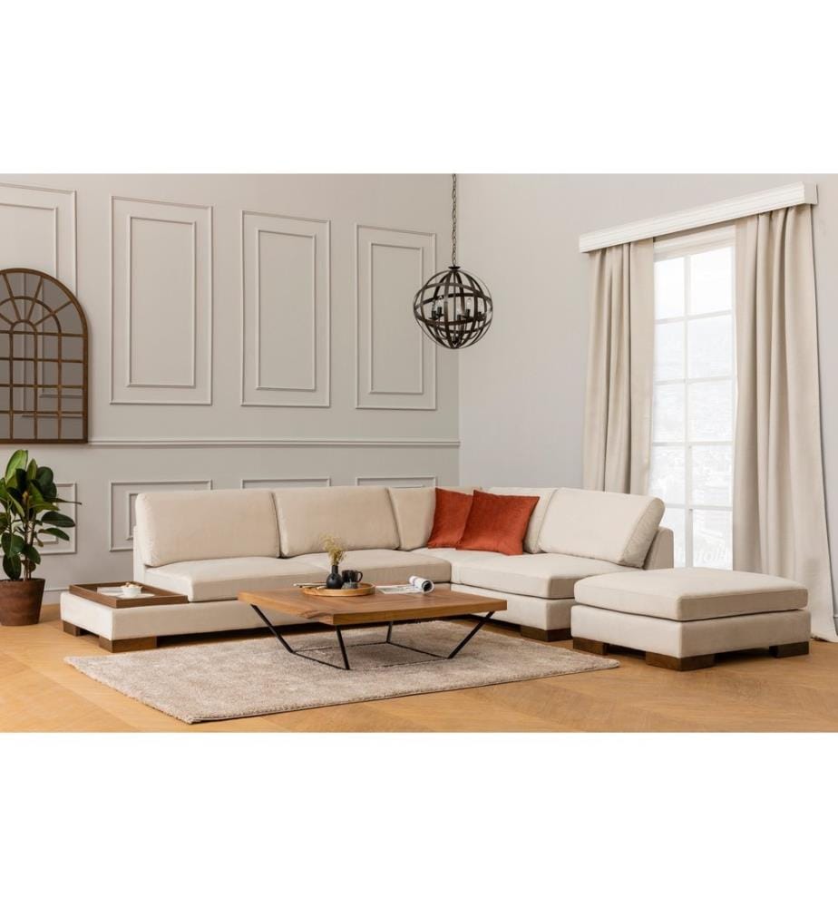 Beige, Divano Letto, Legno Telaio Di Faggio , Chipboard