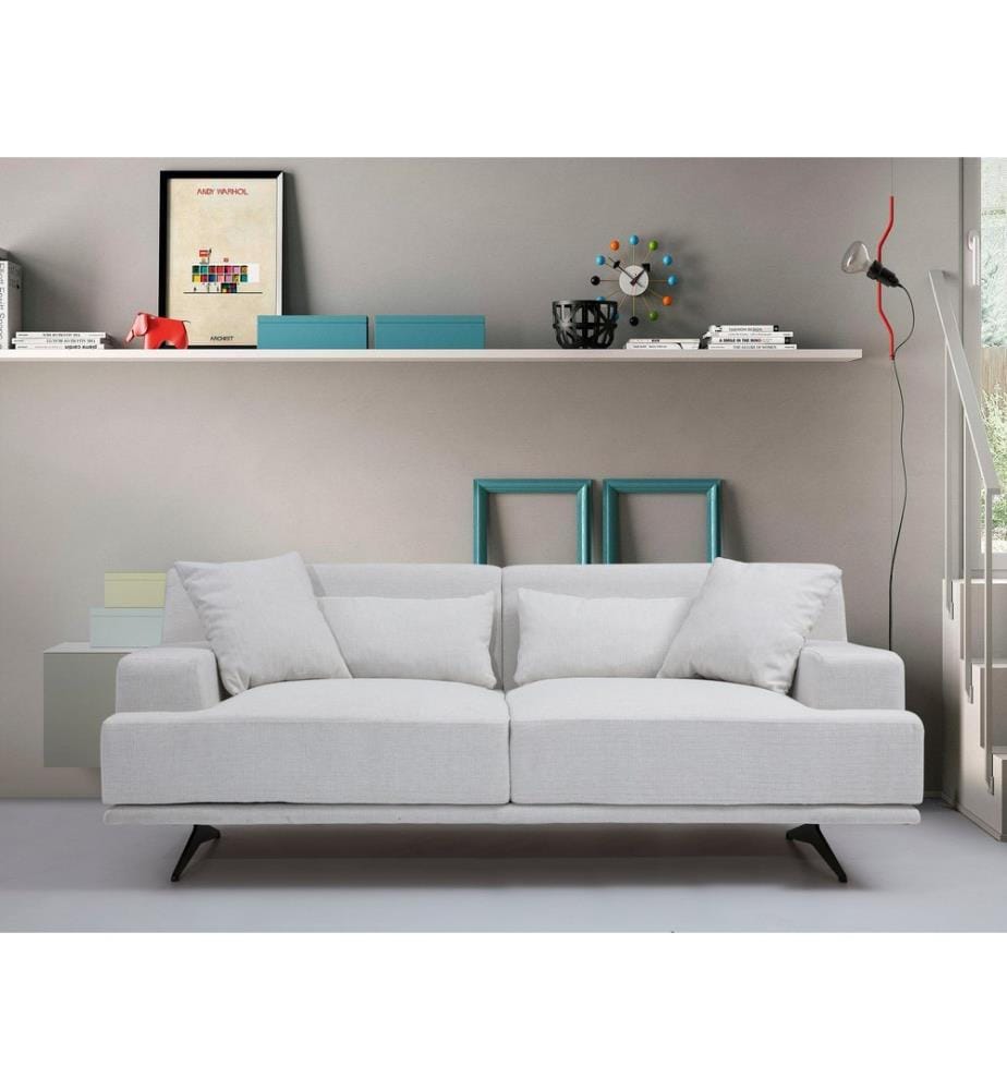 Beige, Divano Letto, Legno Telaio Di Faggio , Chipboard