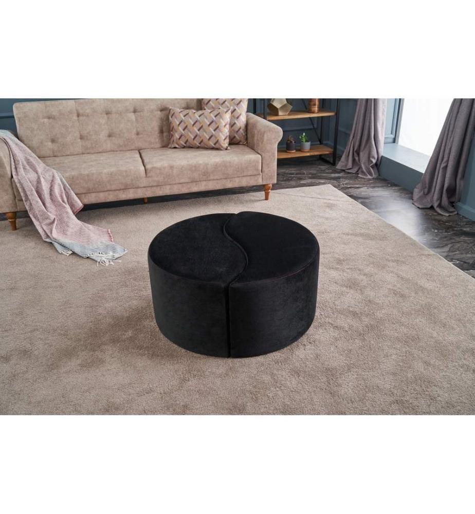 Noirs, Sacs De Haricots Classiques,% 100 Polyester Et Velours