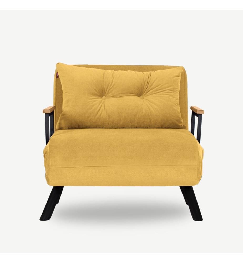 Senf, Schlafsofas, Metal Rahmen
