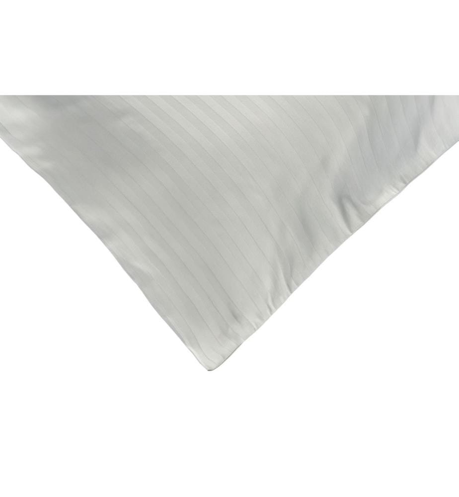 Parure de lit en satin (Super King), vert sauge, 100 % satin de coton