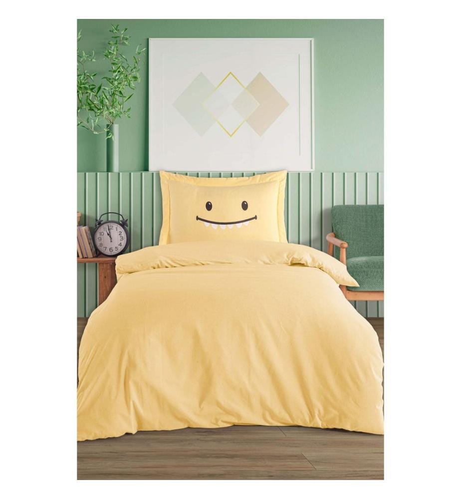 King Quilted Bedspread Set, Yellow, 65% COTTON / 35% POLYESTER (Cover) /