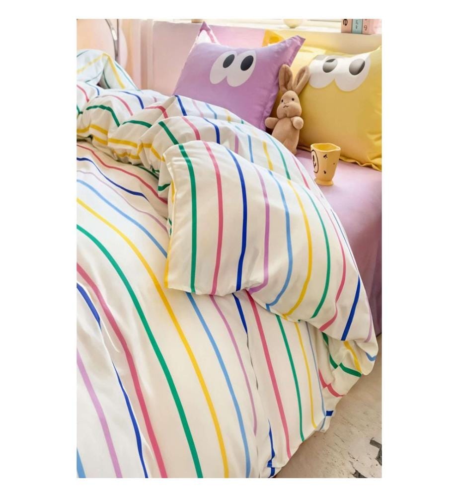 Ensemble linge de lit (Super King), lilas, 65 % coton / 35 % polyester