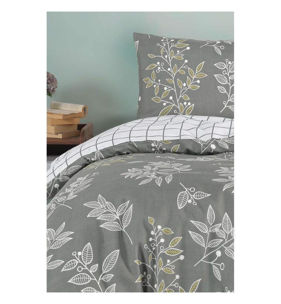 Ensemble linge de lit (Super King), vert, 65 % coton / 35 % polyester