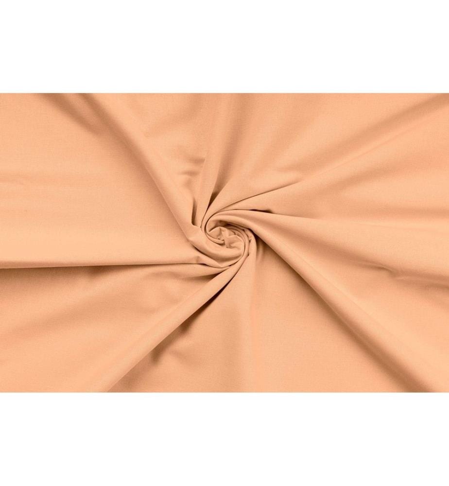 Ranforce, ensemble linge de lit simple, orange clair, 100 % coton