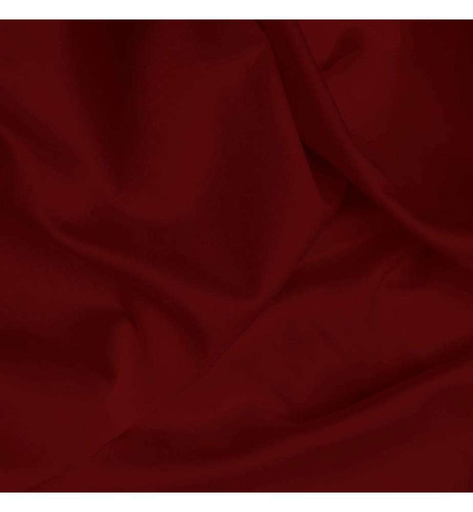 Drap-housse en satin, taille double XL, bordeaux, 100 % satin de coton