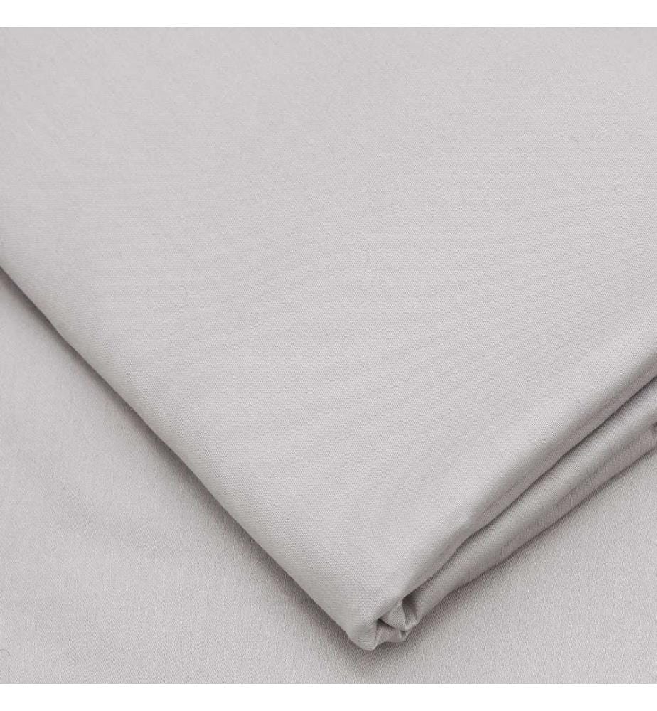 Drap-housse en satin Super King, gris clair, 100 % satin de coton