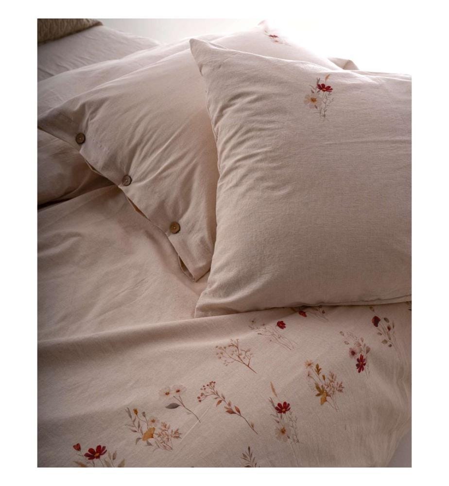 Set copripiumino Ranforce King, rosa antico, 100% cotone