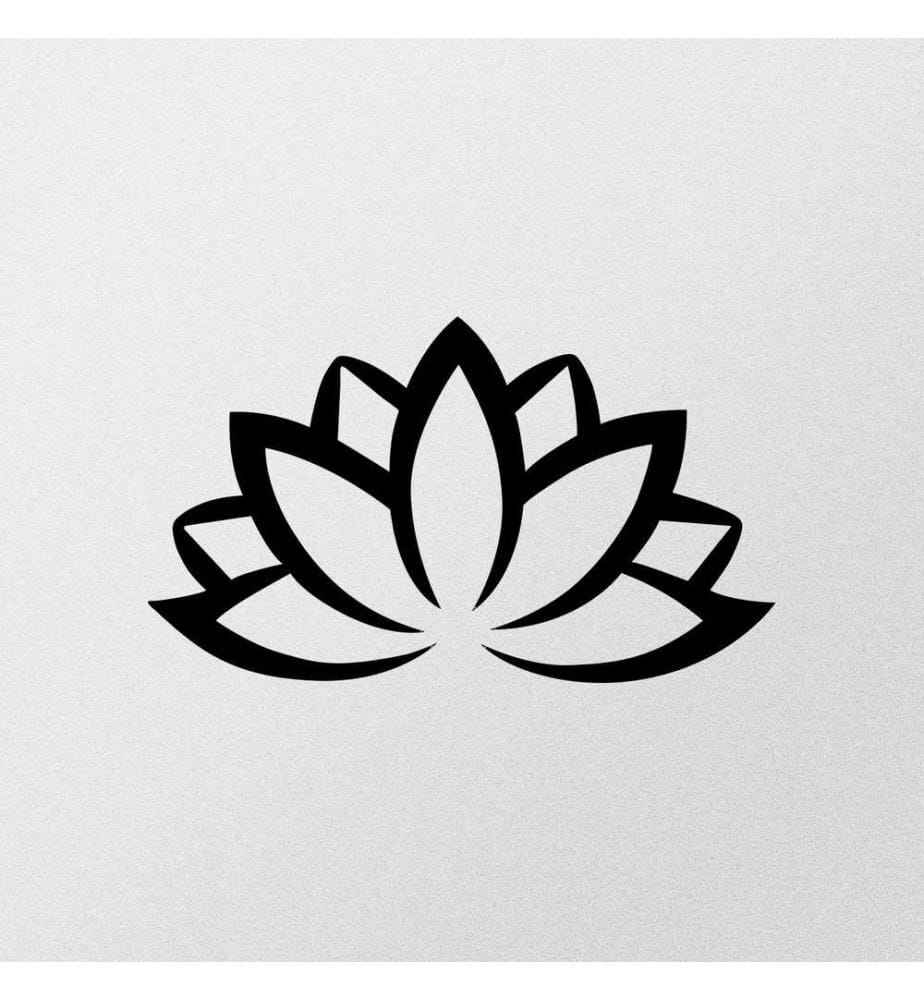 Dekoratives Metall-Wand-Accessoire, Schwarz, Metall