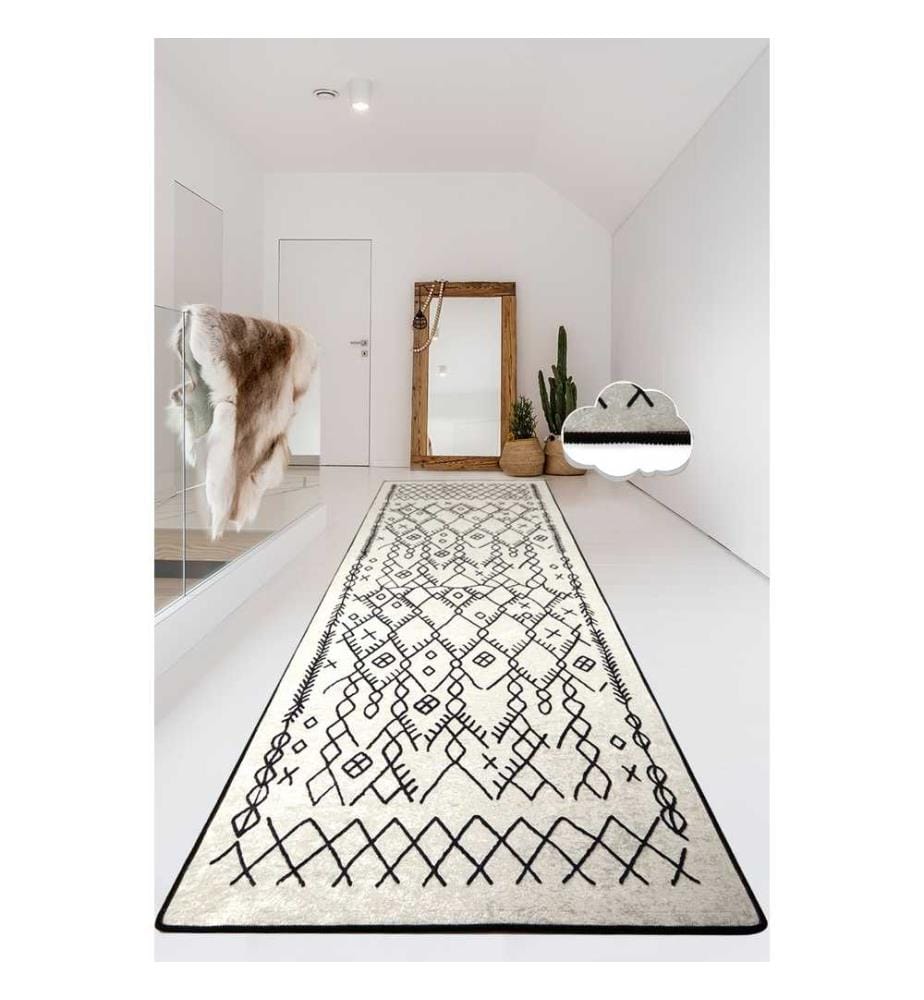 Tapis de salle, Ecru, 100% Polyester, 80 x 100 cm