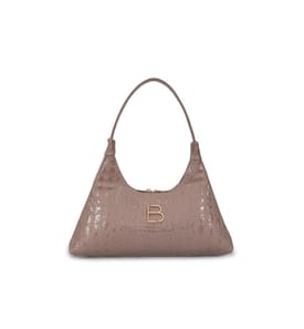 Shoulder Bag, Mink, 100% Polyvinyl Leather