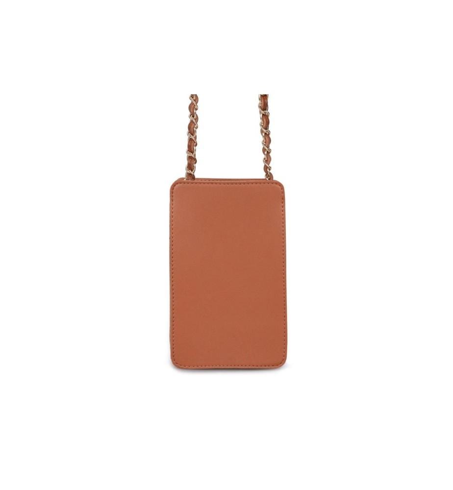 Borsa a tracolla, Tan, 100% pelle polivinilica