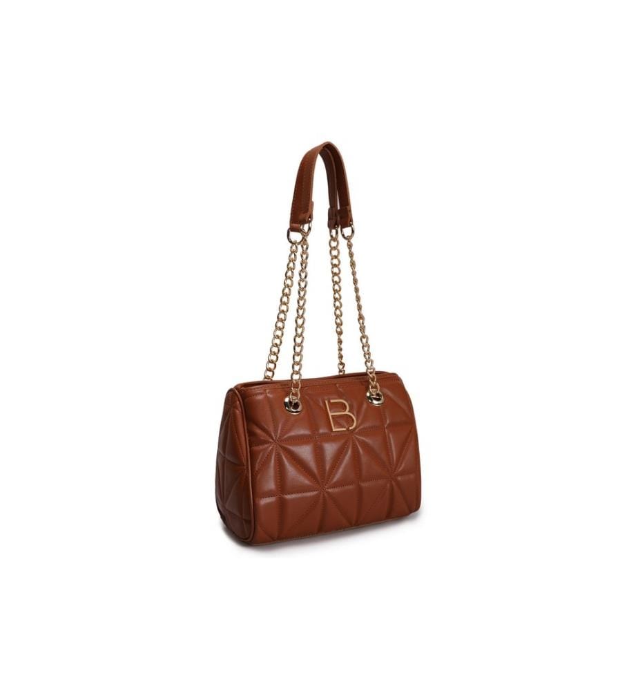 Sac à bandoulière, Tan, 100% Polyvinyl Leather