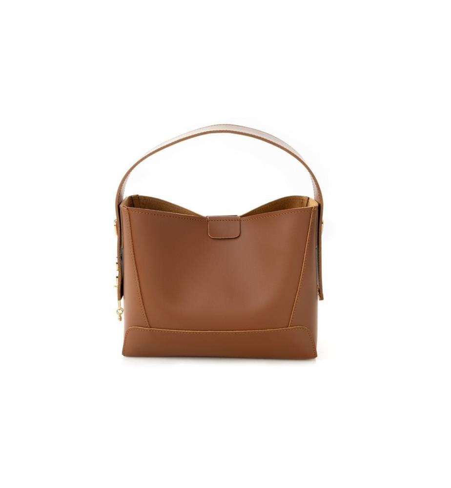 Sac à bandoulière, Tan, 100% Polyvinyl Leather